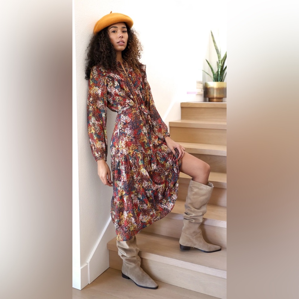 Greylin Anthropologie Size M Midi Dress